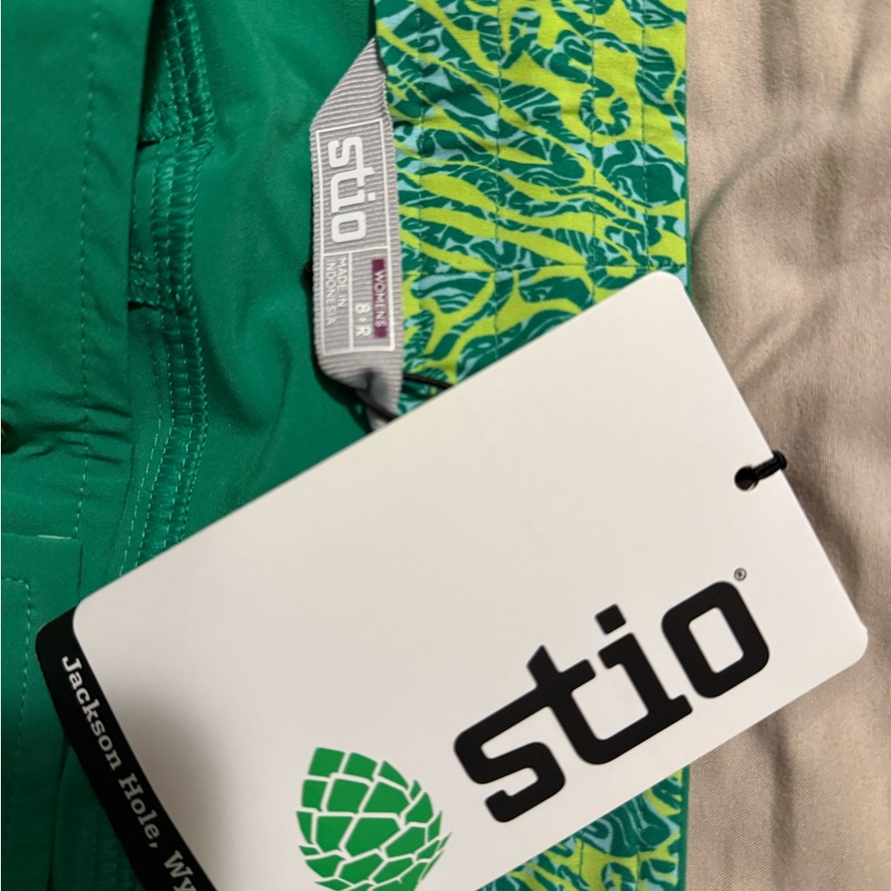 Stio Vibrant Green Pants with Yellow Accents - Picture 4 of 6